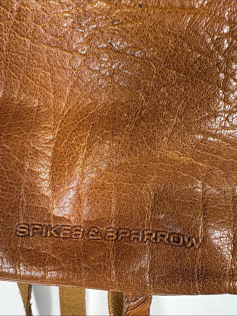 SPIKES & SPARROW Soft Distressed Leather Backpack